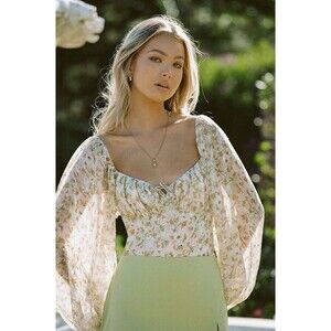 Sabo S Sorrell Bodysuit Floral One Piece cottagecore